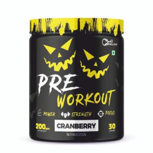 Carlos Pre Workout with L-Arginine, L-Citrulline, Creatine, Beta Alanine, & Caffeine for Explosive Muscle Pump, Lean Muscles Building, Strength, Focus & Energy - For Men & Women [30 Servings, 200g]